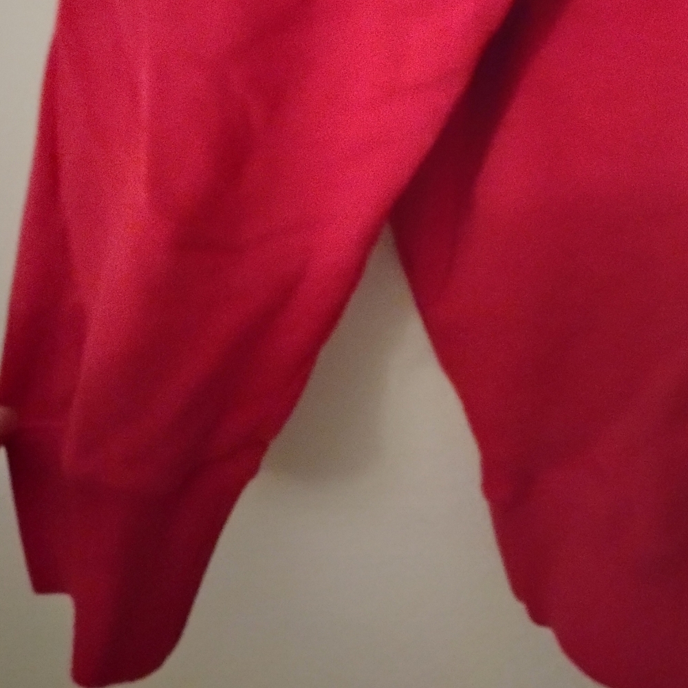 Spiritual Gangster x Peloton red & pink sweatshirt size large 100% cotton - Picture 7 of 10